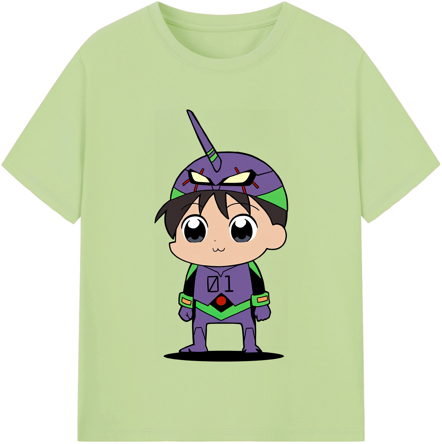 （画像用） EVA 新世紀エヴァンゲリオン 綿100％半袖Tシャツ（フロントプリント）